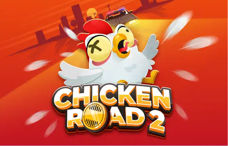 Chicken Road 2.0 logo - ronaldo version alternative.