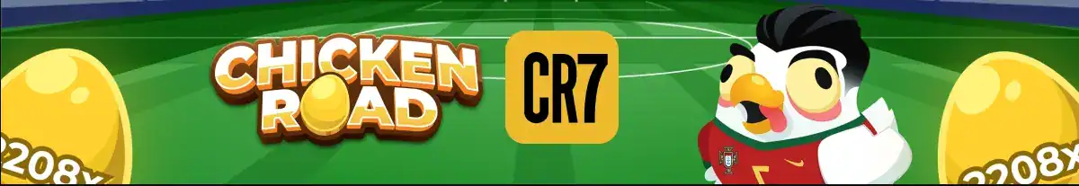 Second example of fake banner chicken slot cristiano ronaldo.